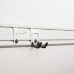 flexitrack wall storage kit in white