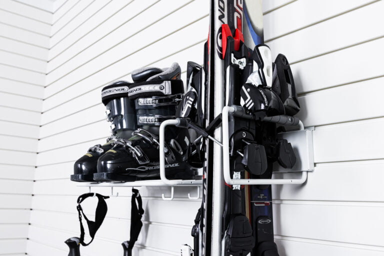 Ski Storage Kit for the garage wall