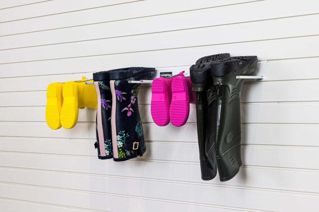 Garage Welly Boot Rack Storage Accessory