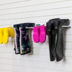 Garage Welly Boot Rack Storage Accessory