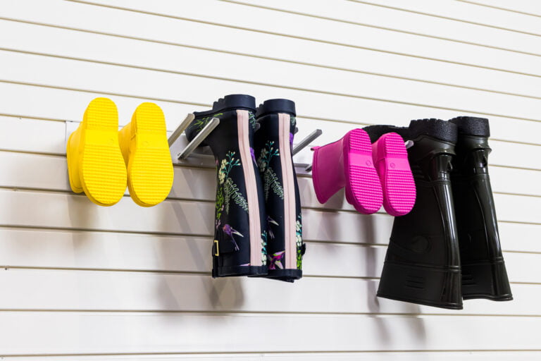 Garage Welly Boot Rack Storage Accessory