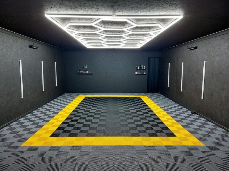 Create a wow factor in your garage with Tuff Tiles