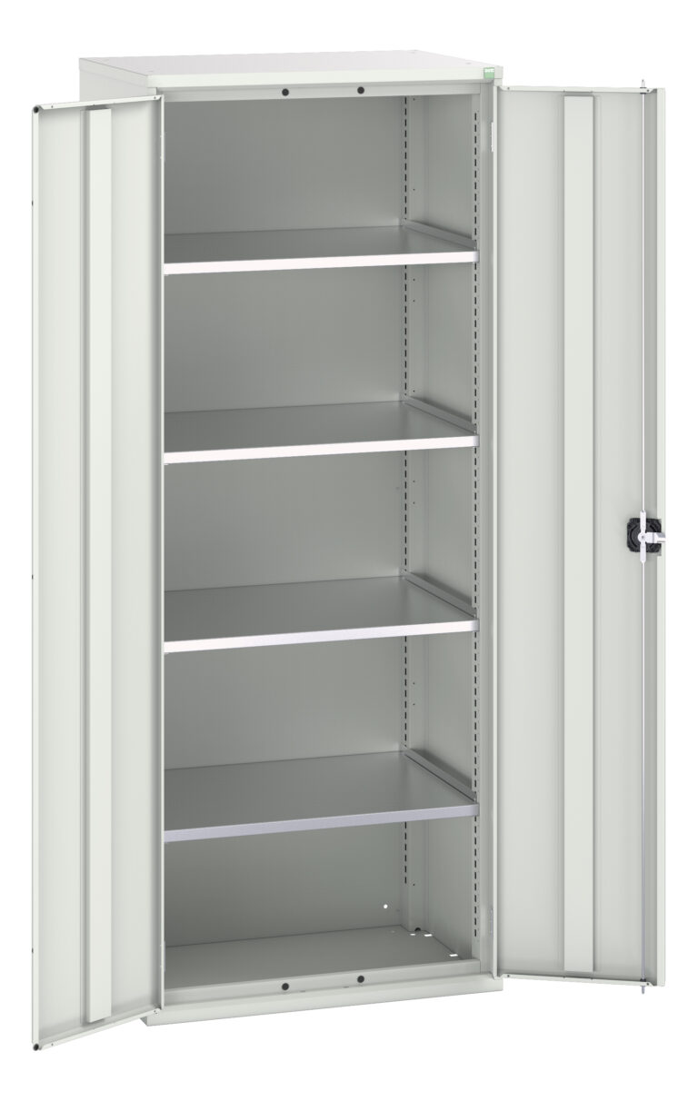 5 shelf cabinet white