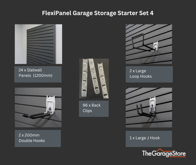 FlexiPanel Garage Storage Starter Kit 4