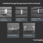 flexipanel garage storage starter set 4