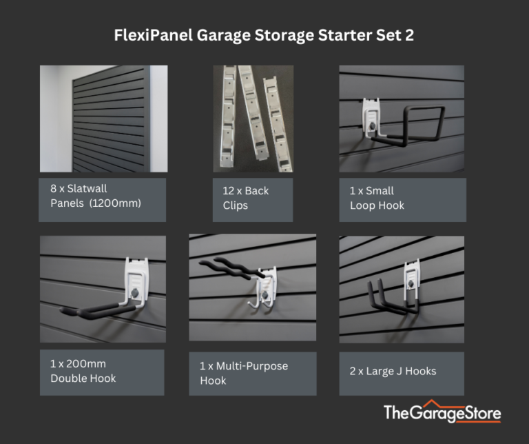 FlexiPanel Garage Storage Starter Kit 2