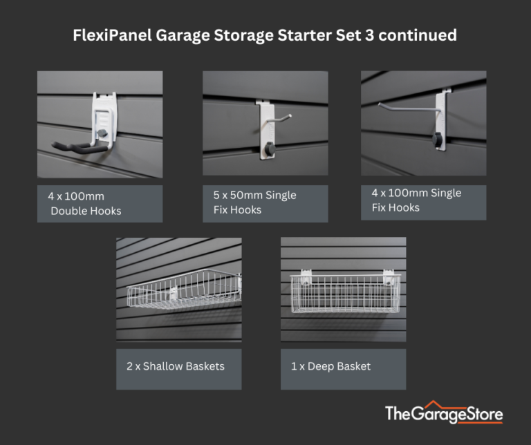 FlexiPanel Garage Storage Starter Kit 3