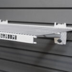 24x12" slatwall shelf with bracket