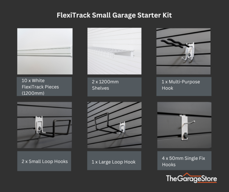 FlexiTrack Small Garage Organiser Set