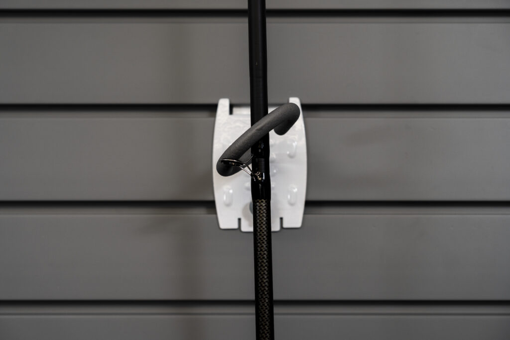 fishing Rod hook on slatwall