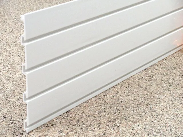 White FlexiPanel Slatwall